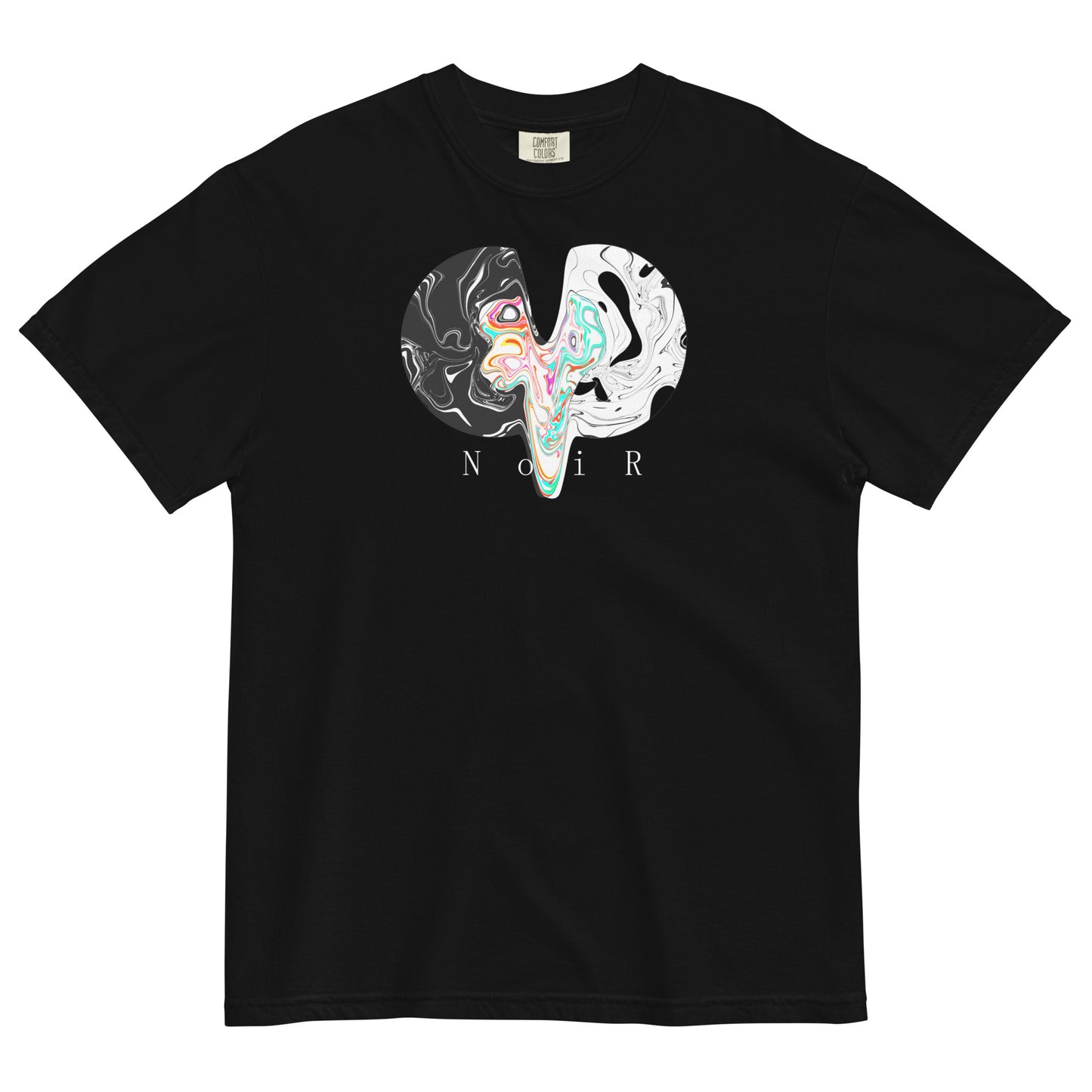 NoiRオリジナルシリーズ L001 「abStrACT」プレミアムヘビーウェイトTシャツ