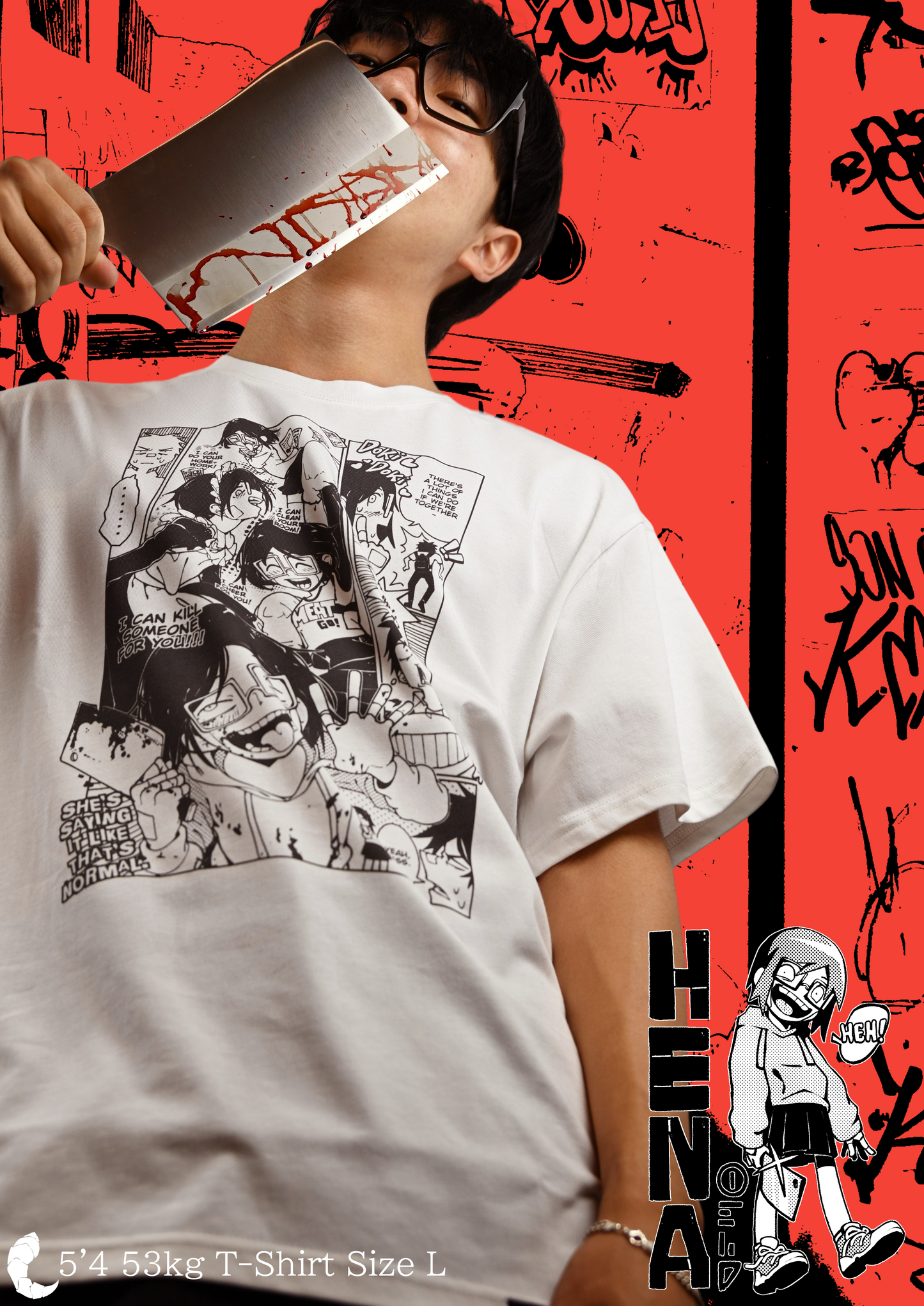 NoiR Series 011 BLUU "Hena's Attempt Flirt" T-Shirt