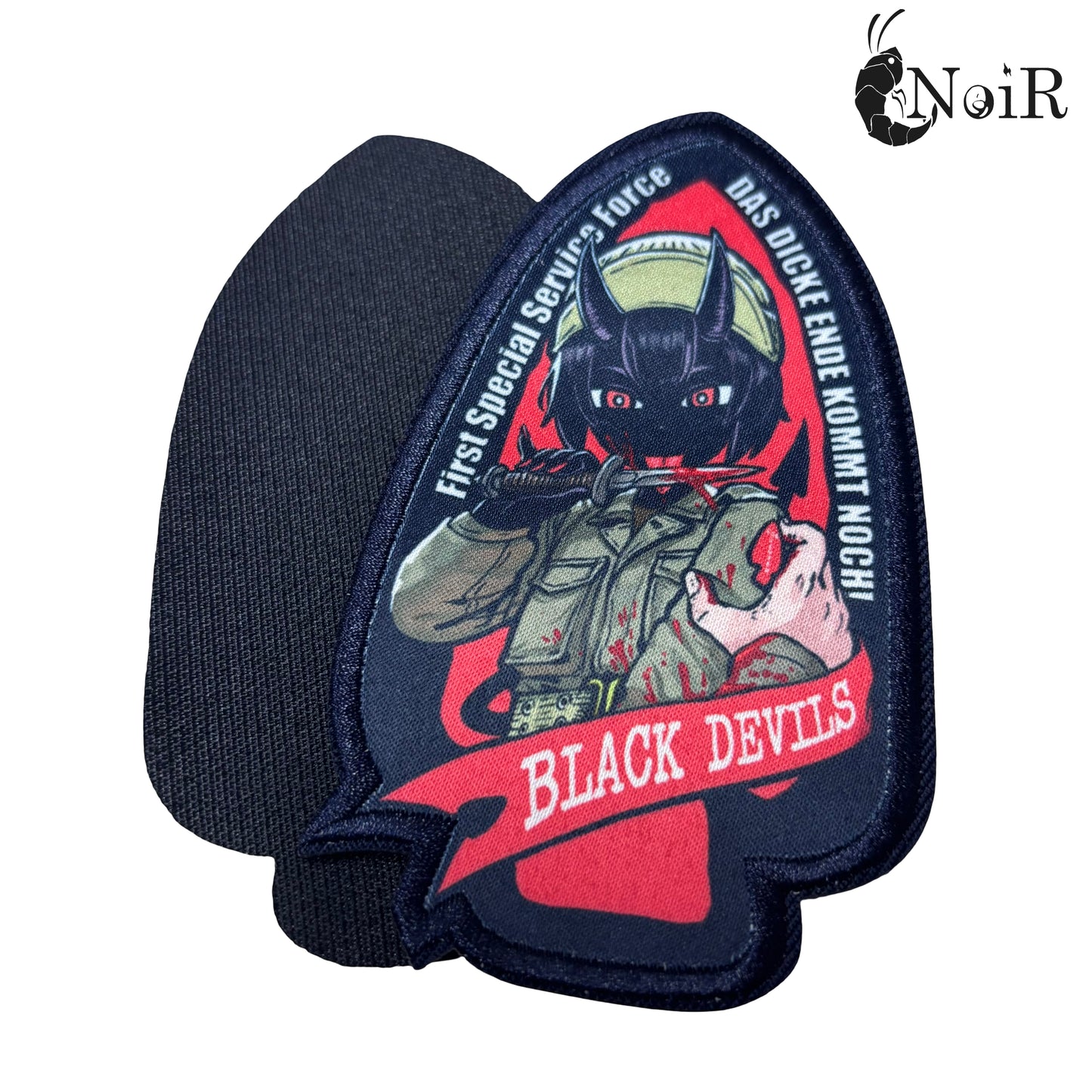 NoiR Series 84 Blue Komet and Black Devil Patches