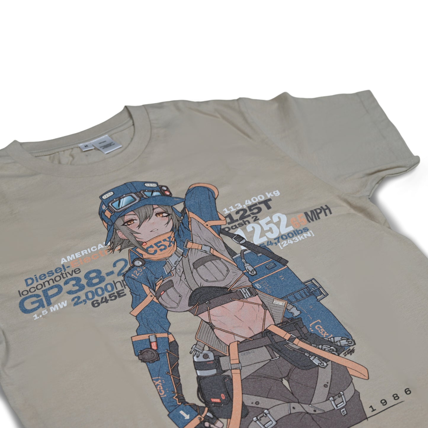 [FINISHED] NoiR Series 020 GP38-2 Gijinka T-Shirt