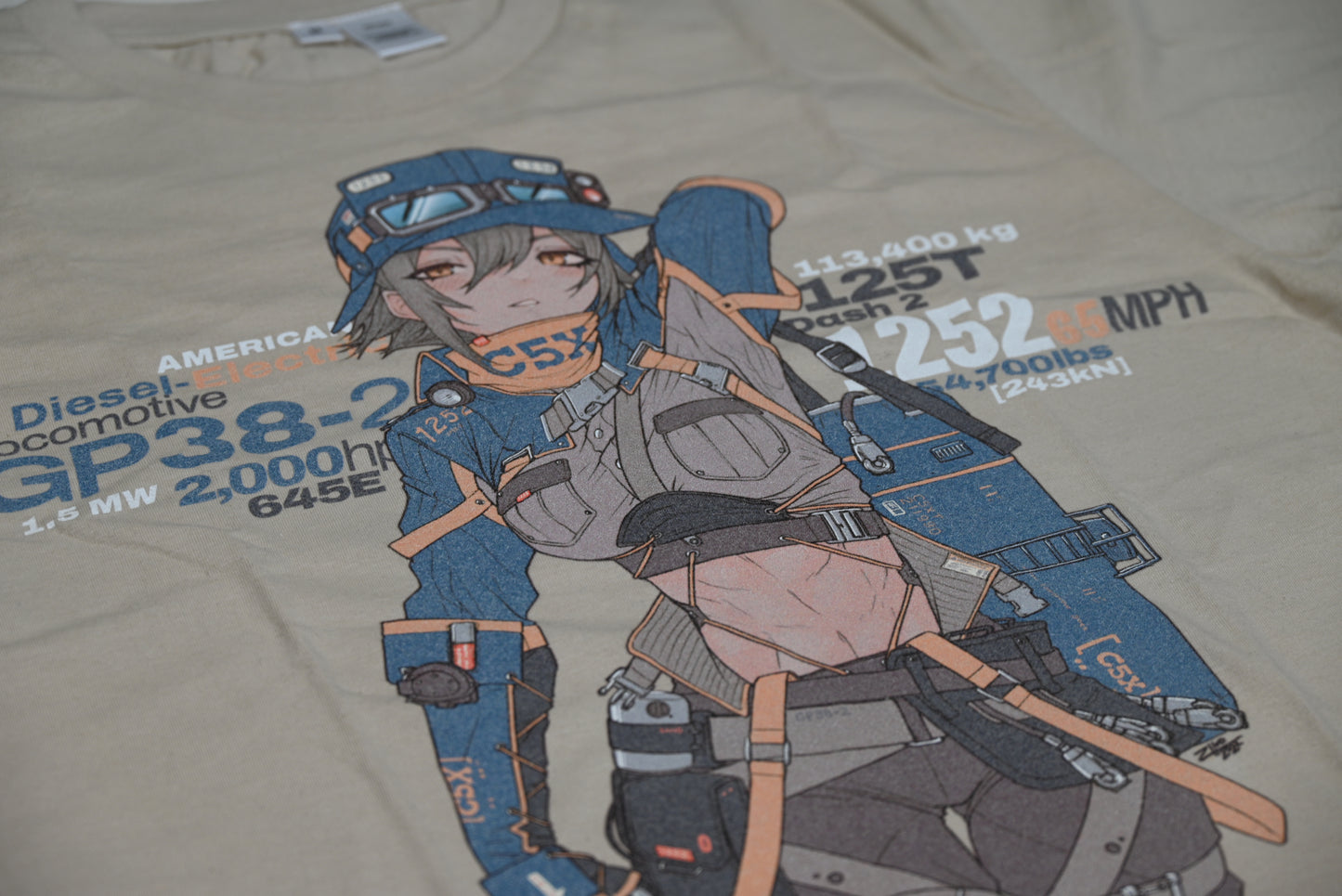 [FINISHED] NoiR Series 020 GP38-2 Gijinka T-Shirt