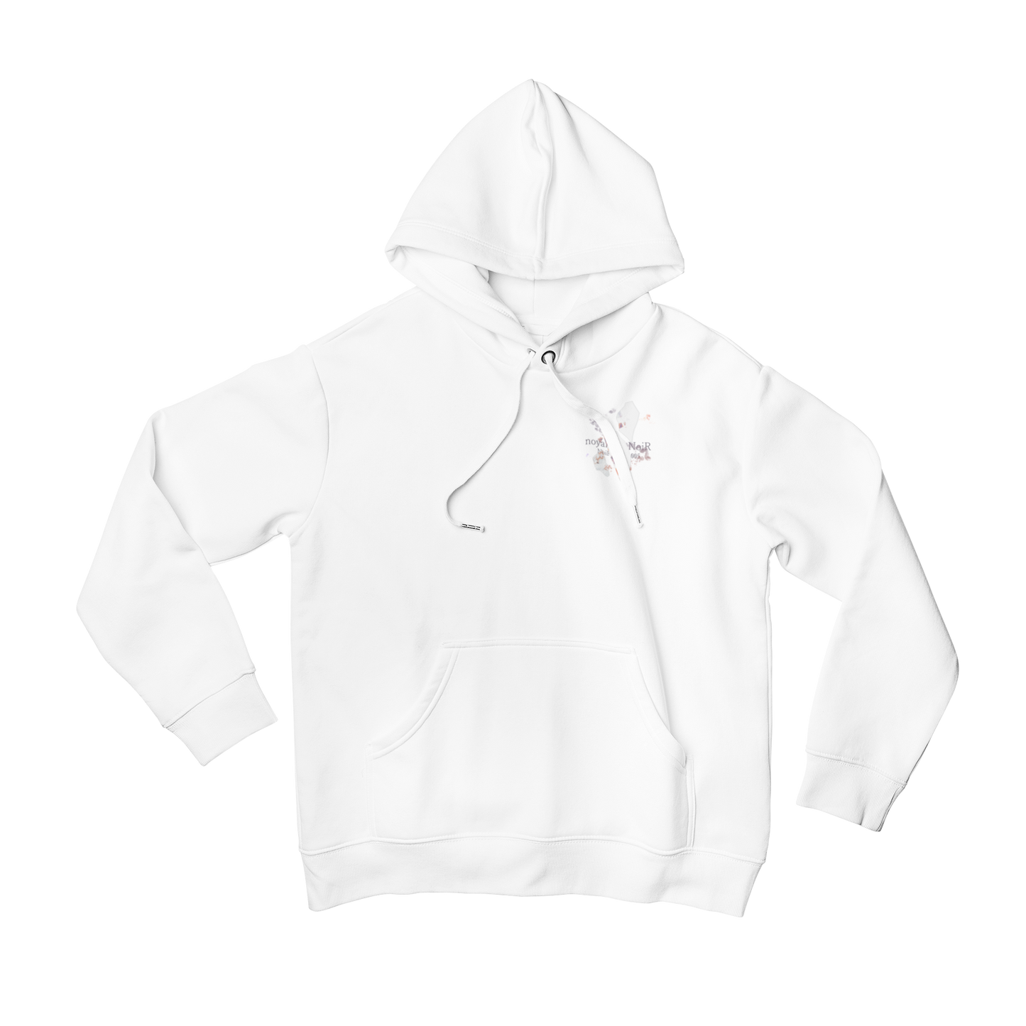 NoiR series 005 "N/A" Premium Hoodie White