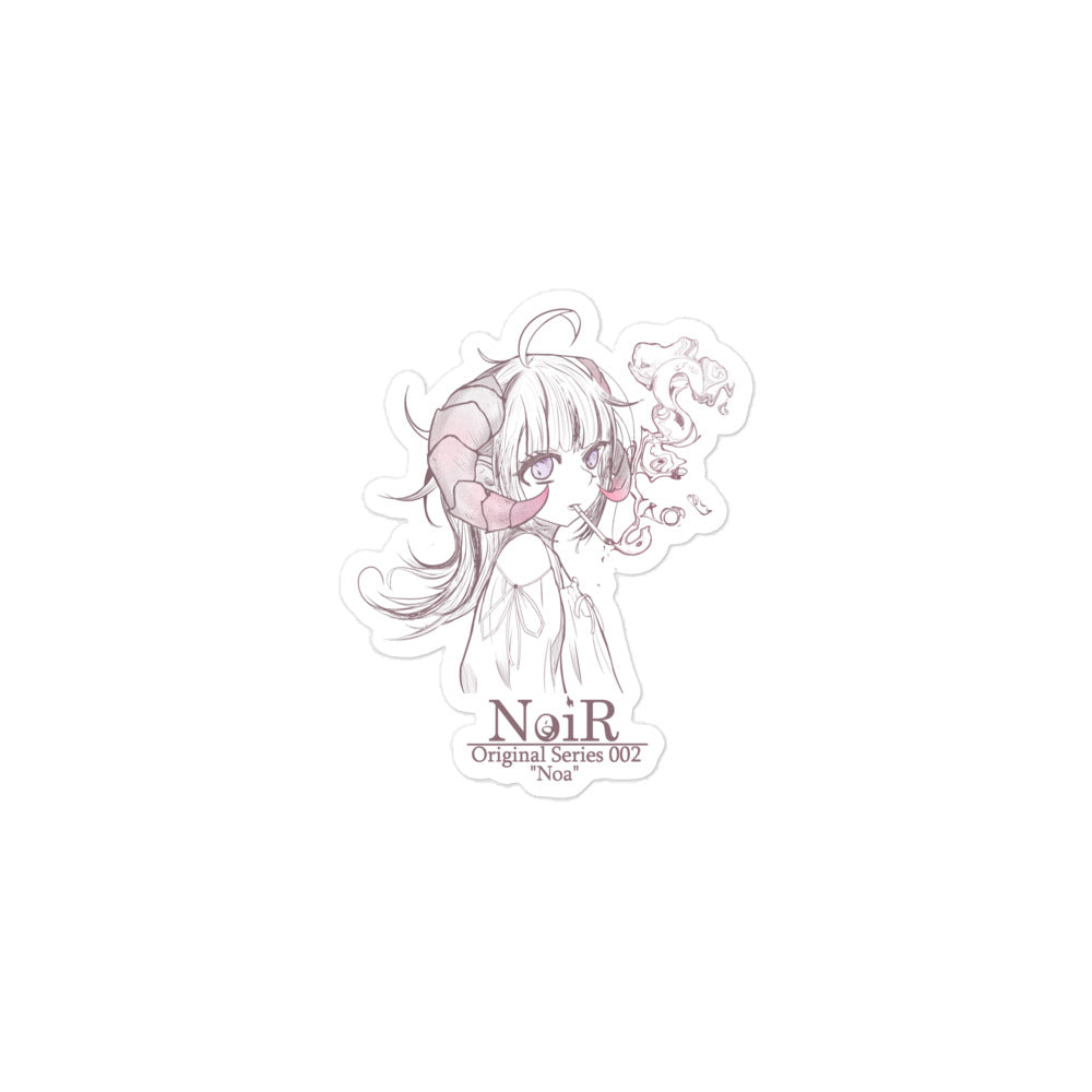 NoiR Original Series 002 "Noa" White Sticker