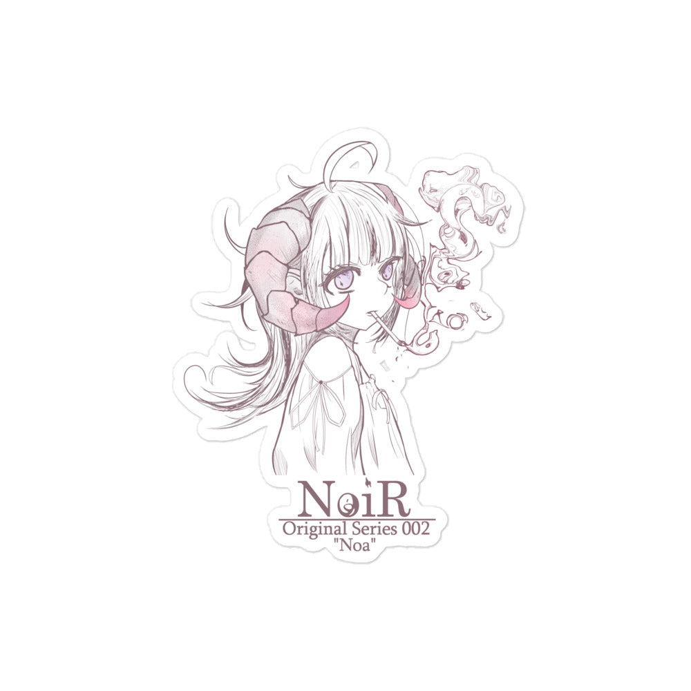 NoiR Original Series 002 "Noa" White Sticker