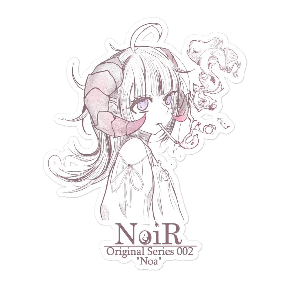 NoiR Original Series 002 "Noa" White Sticker