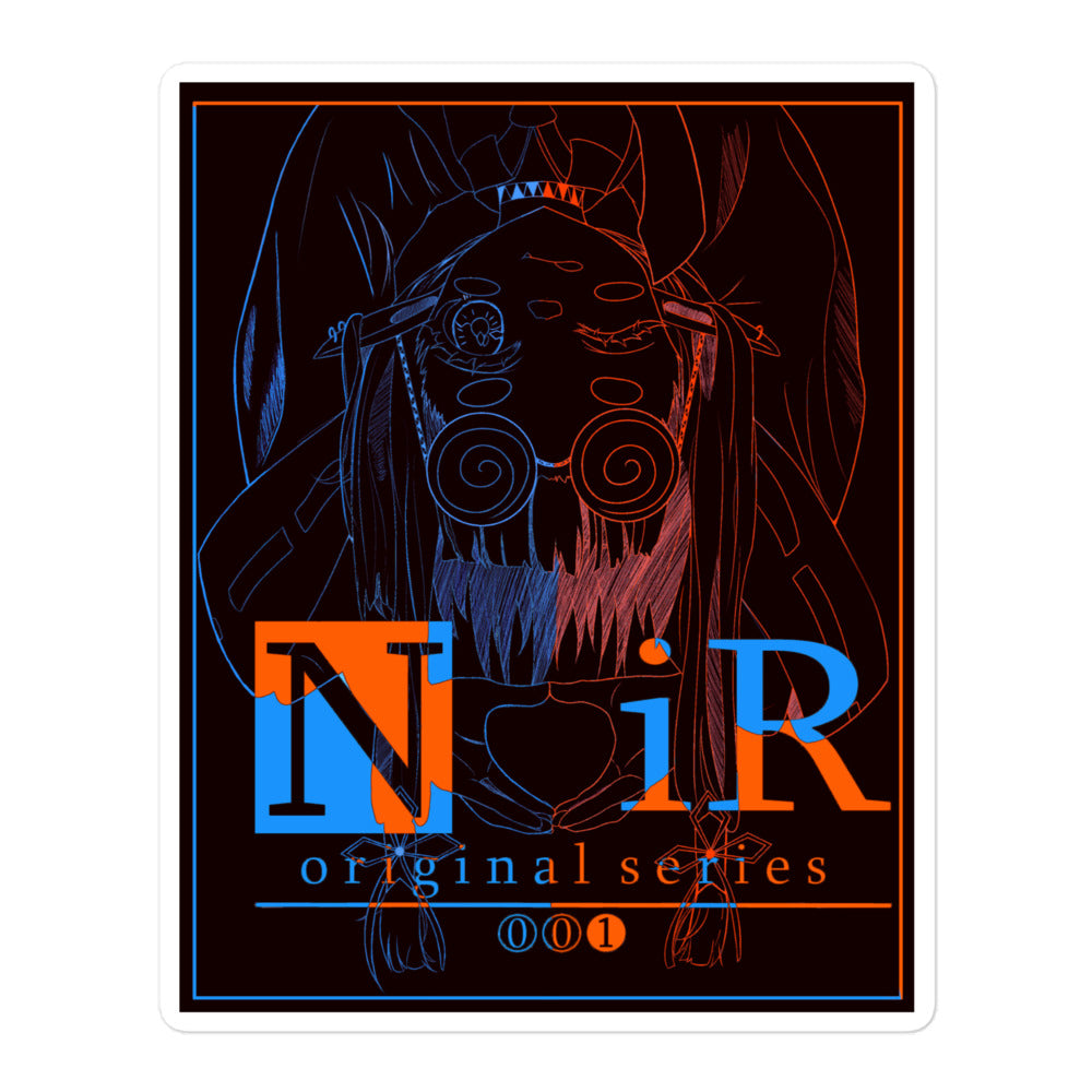 NoiR Original Series 001 "Nia" Sticker Black