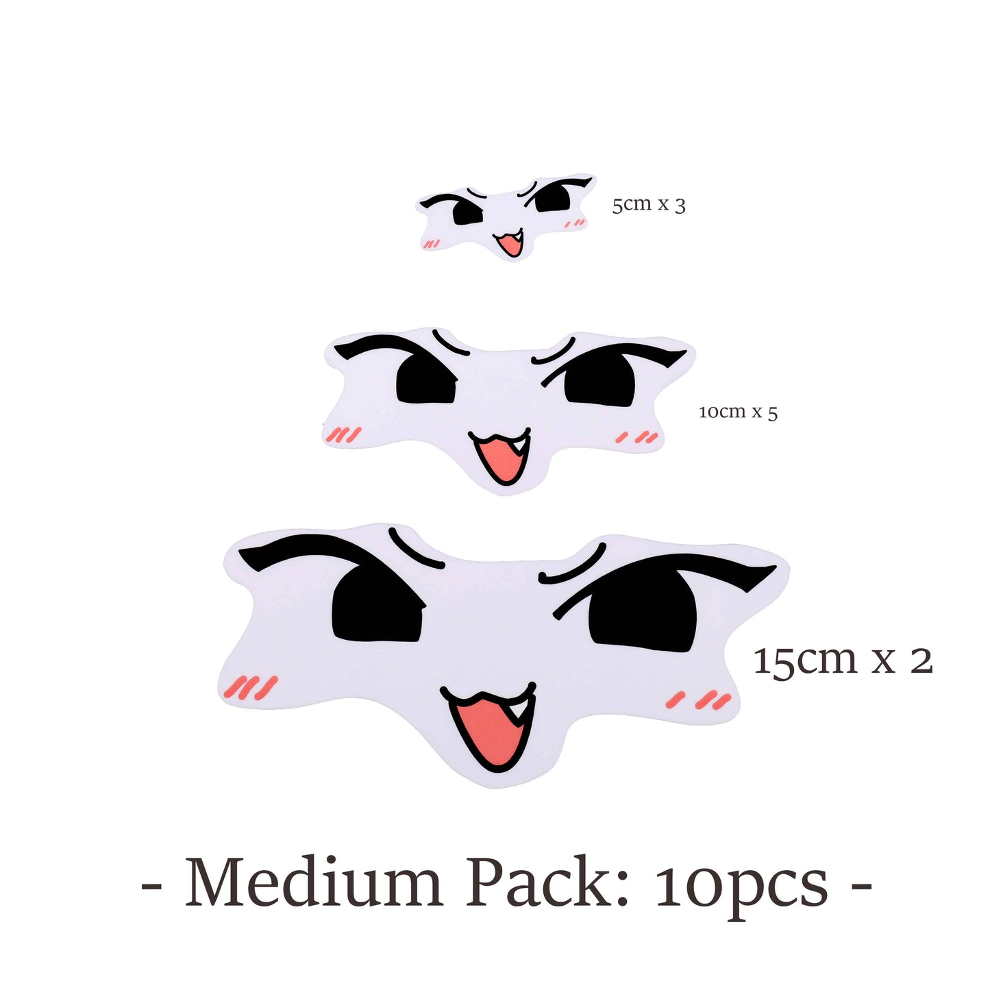 [PRE-ORDER] NoiR Series 079 Transparent MSGK Smug Sticker Pack