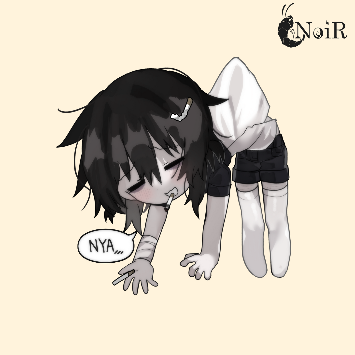 [PRE-ORDER] NoiR Series 076 "Society Ruiner Chan" T-Shirt