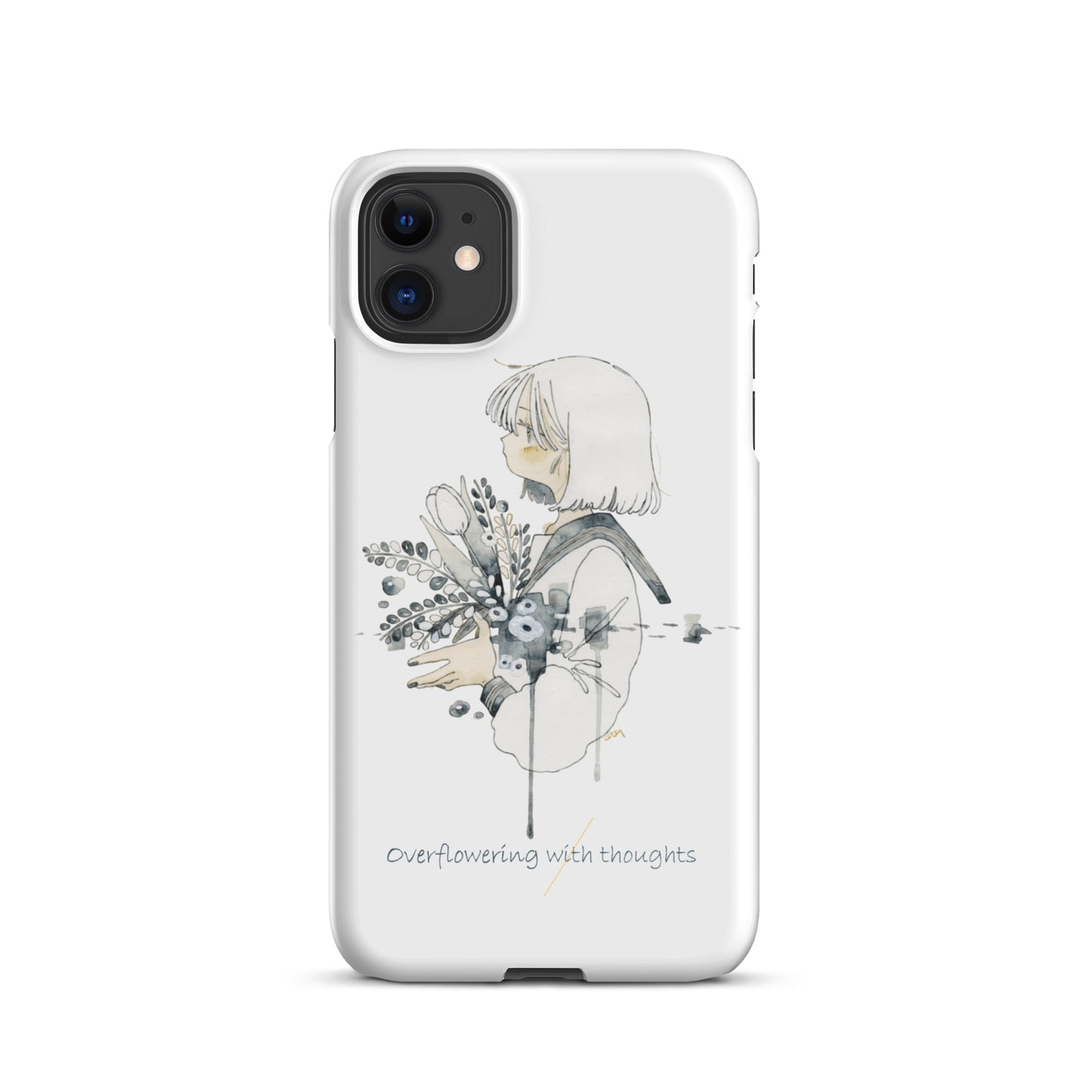 NoiR Series 007 "Overflowering Thoughts" Snap case for iPhone