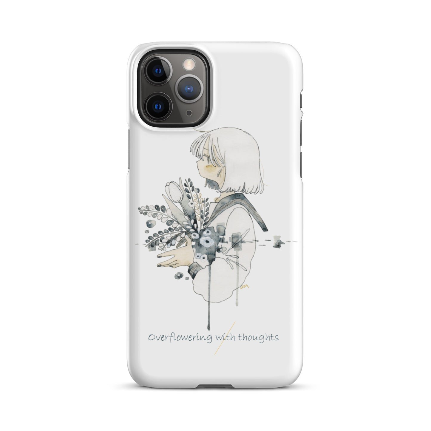 NoiR Series 007 "Overflowering Thoughts" Snap case for iPhone