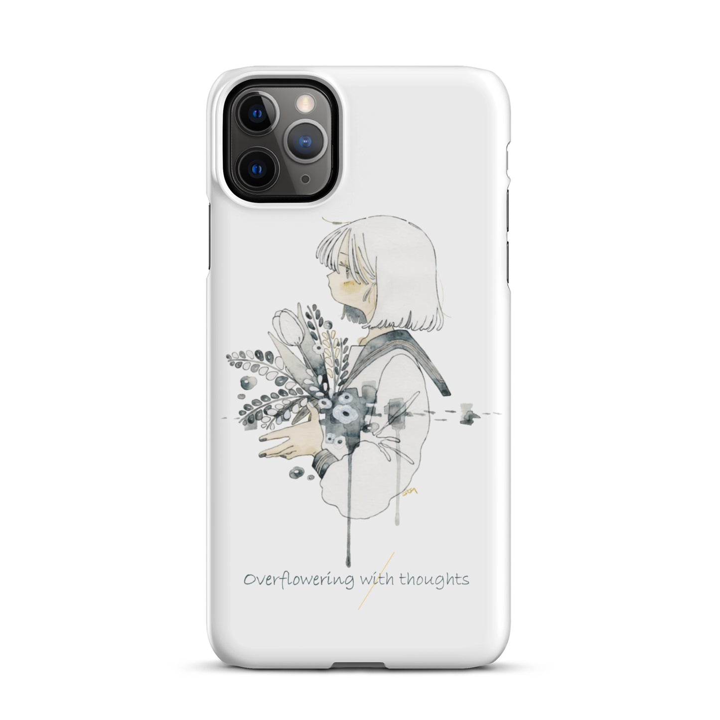 NoiR Series 007 "Overflowering Thoughts" Snap case for iPhone