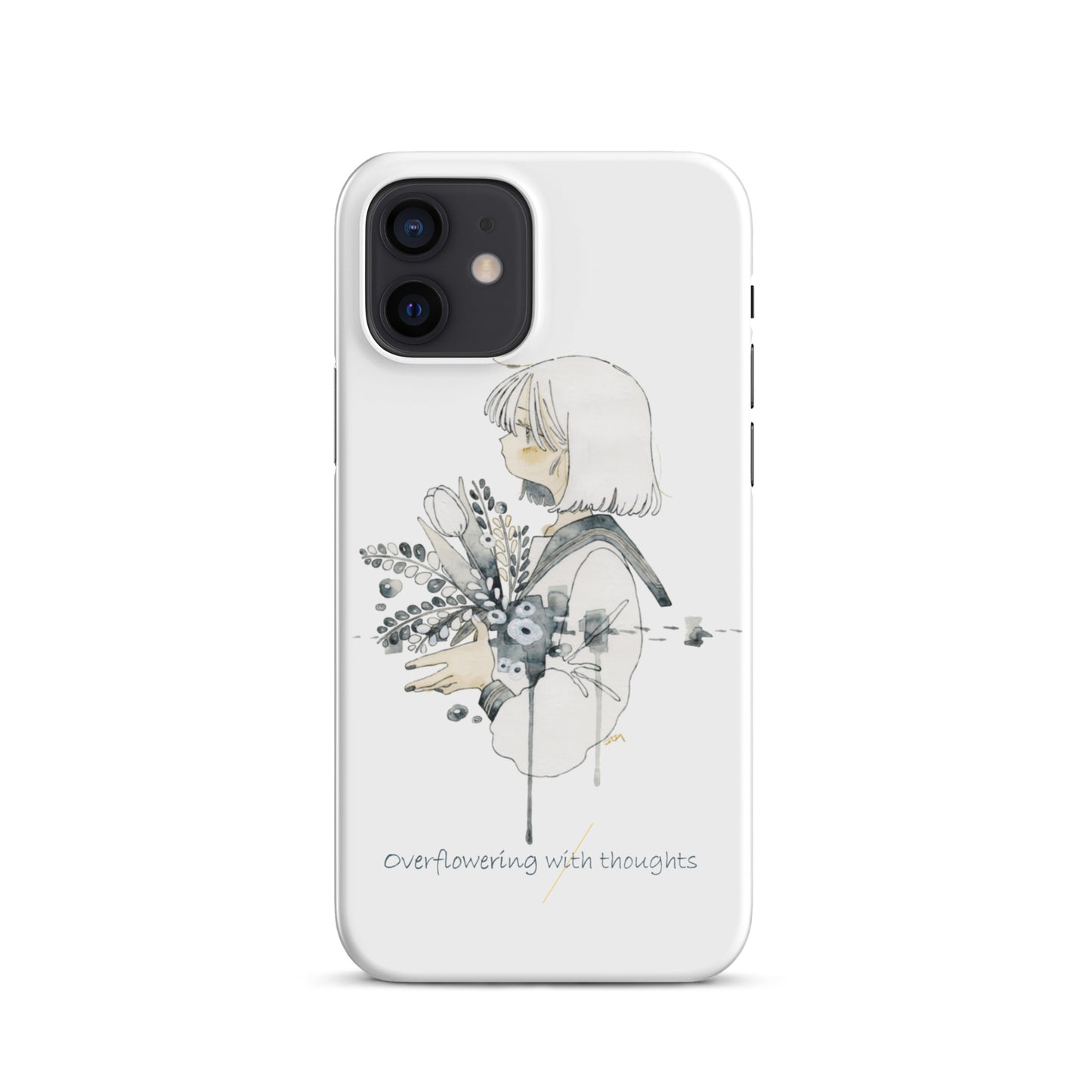 NoiR Series 007 "Overflowering Thoughts" Snap case for iPhone