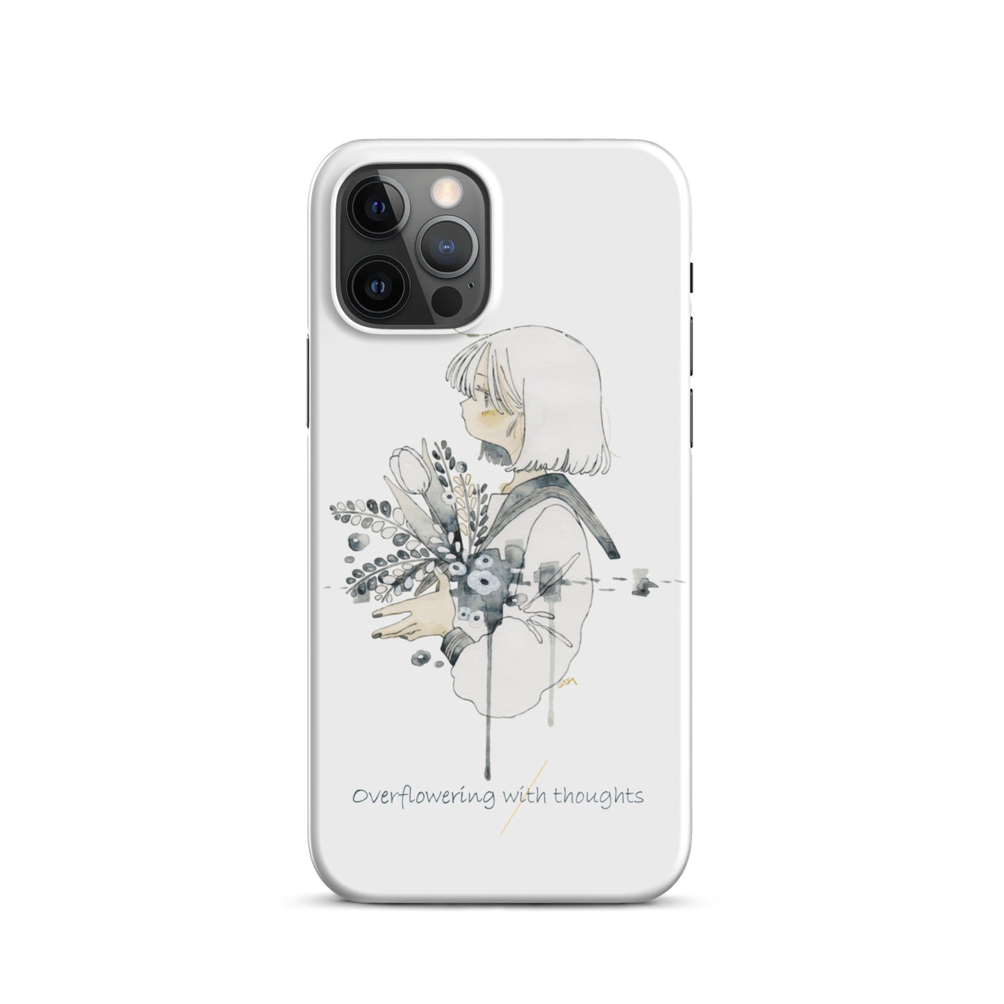 NoiR Series 007 "Overflowering Thoughts" Snap case for iPhone