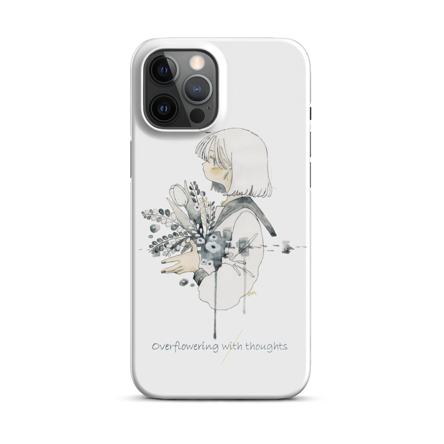 NoiR Series 007 "Overflowering Thoughts" Snap case for iPhone