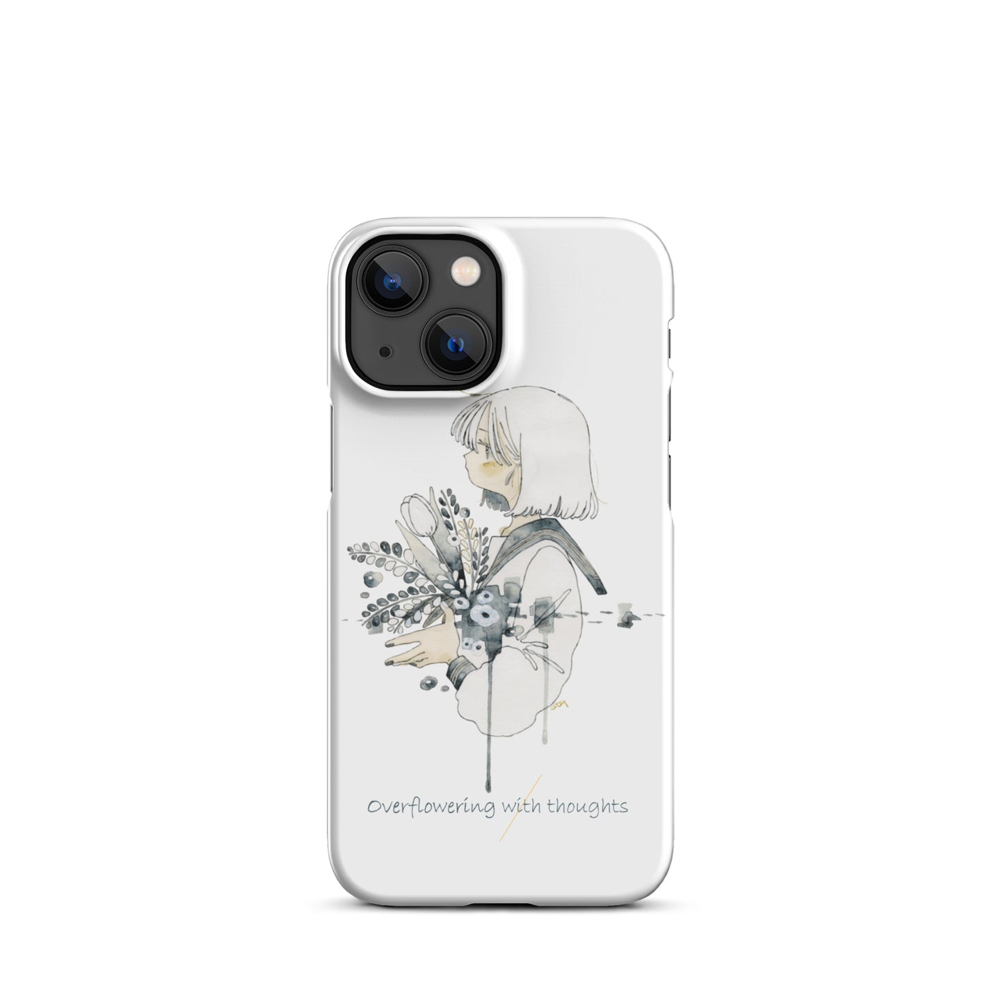 NoiR Series 007 "Overflowering Thoughts" Snap case for iPhone