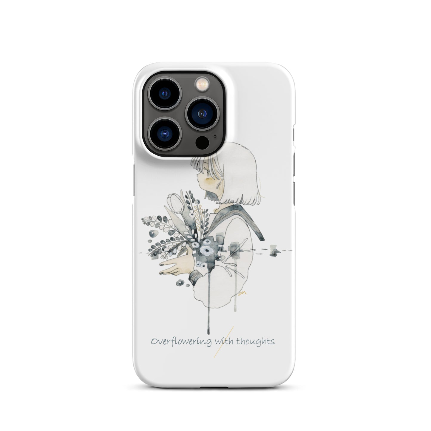 NoiR Series 007 "Overflowering Thoughts" Snap case for iPhone