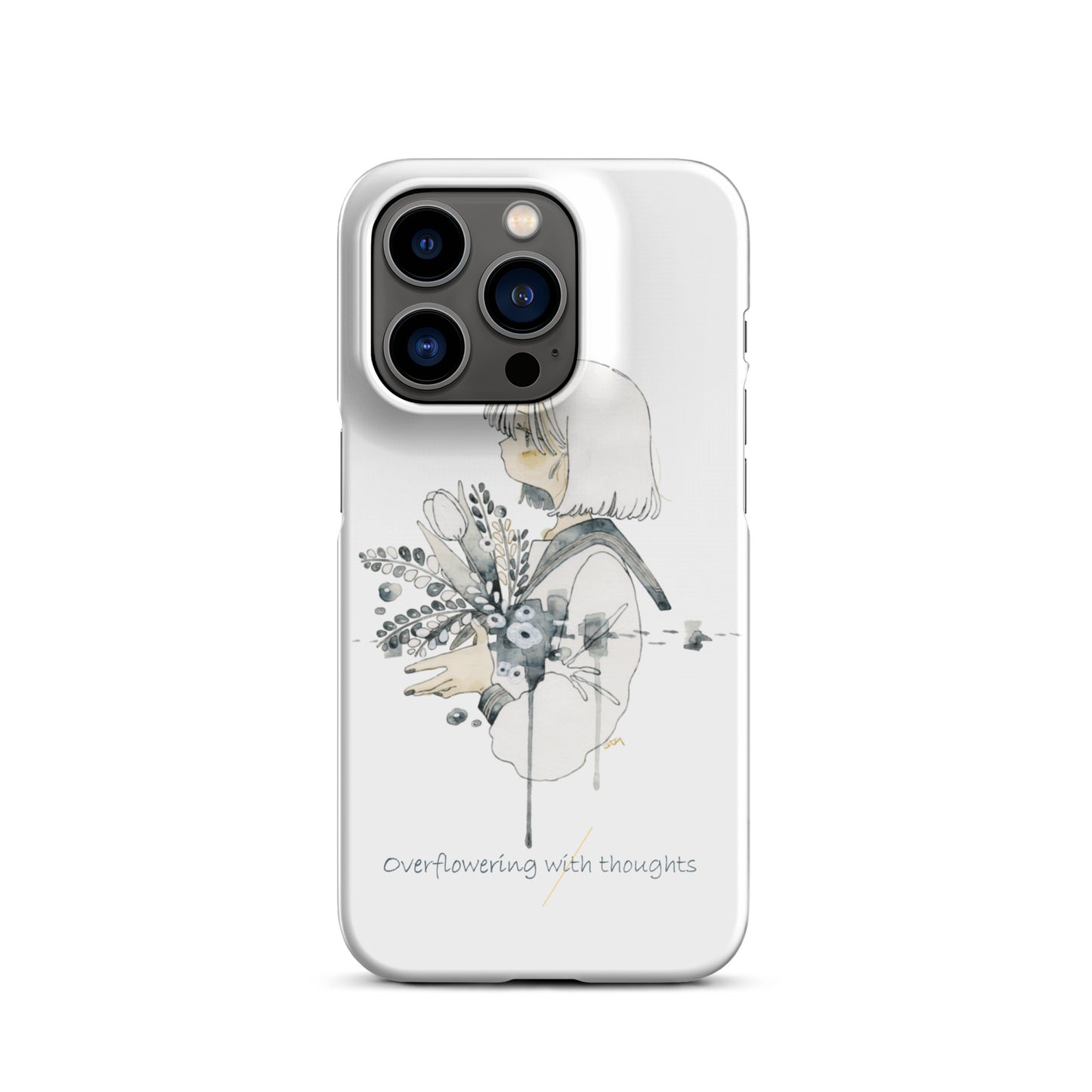 NoiR Series 007 "Overflowering Thoughts" Snap case for iPhone