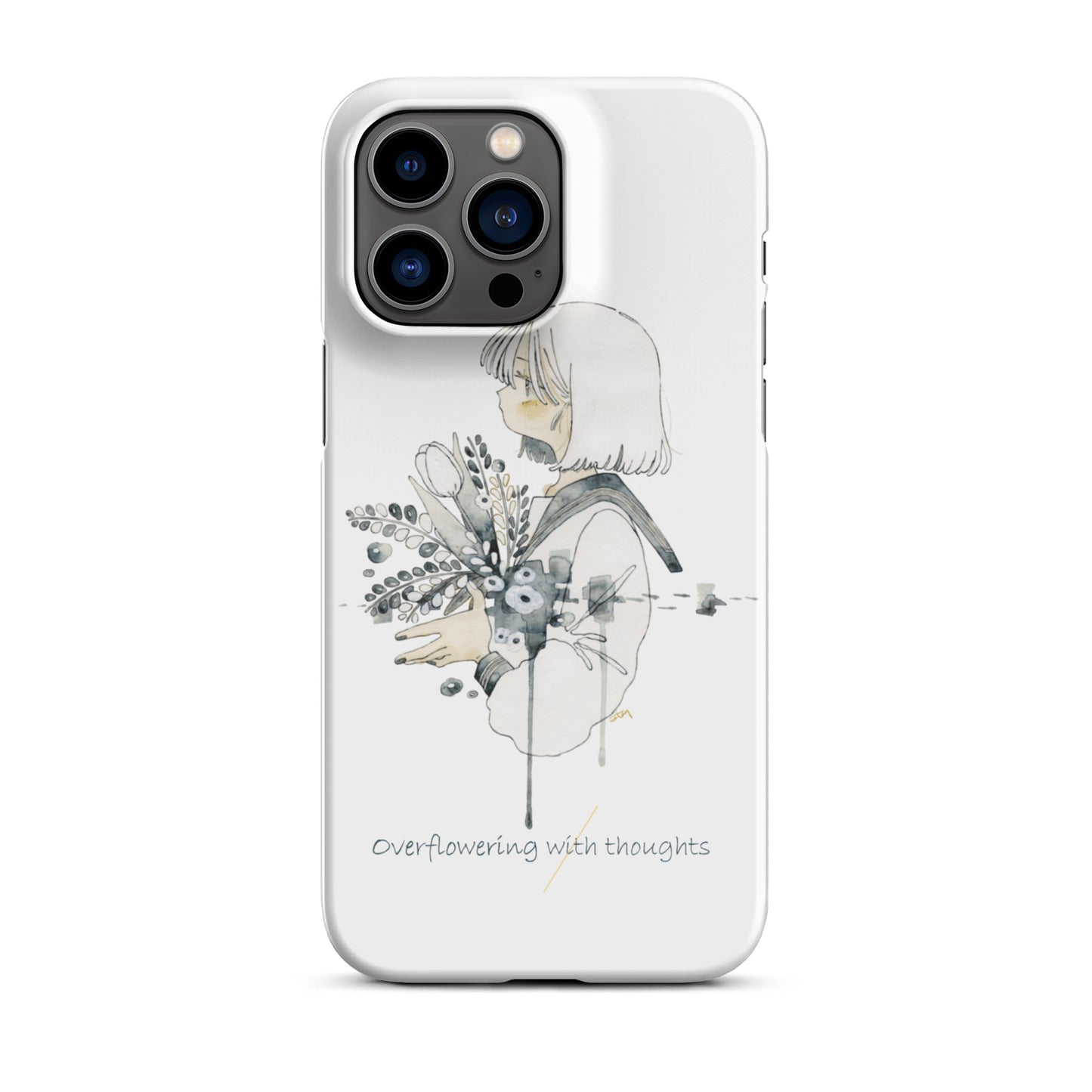 NoiR Series 007 "Overflowering Thoughts" Snap case for iPhone