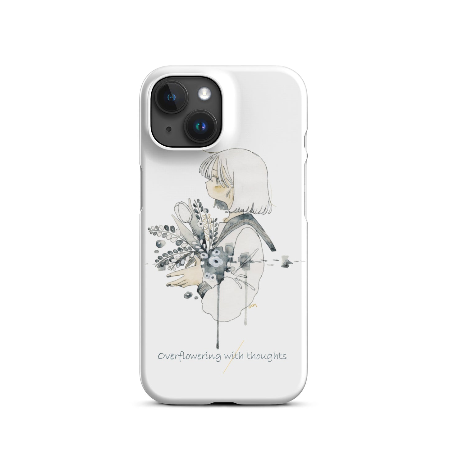 NoiR Series 007 "Overflowering Thoughts" Snap case for iPhone