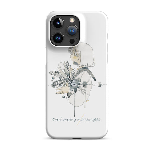 NoiR Series 007 "Overflowering Thoughts" Snap case for iPhone