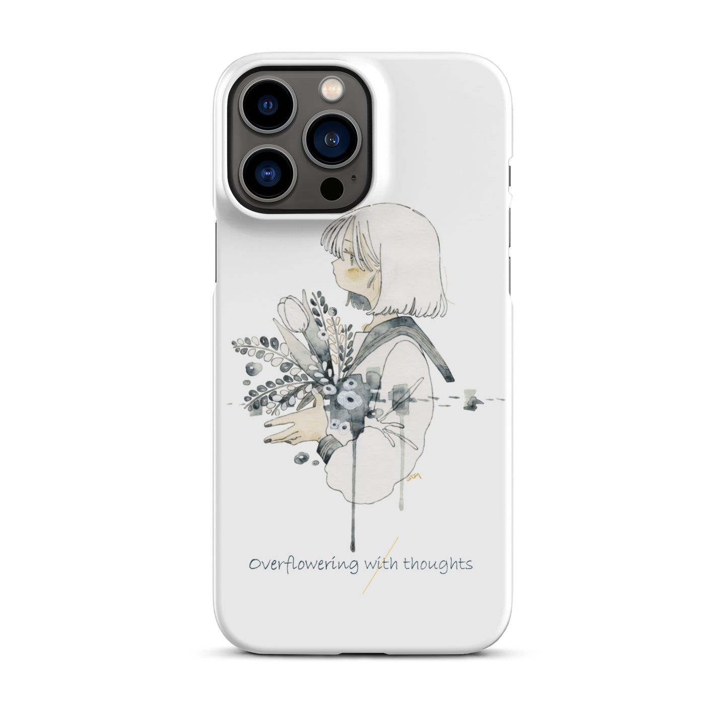 NoiR Series 007 "Overflowering Thoughts" Snap case for iPhone