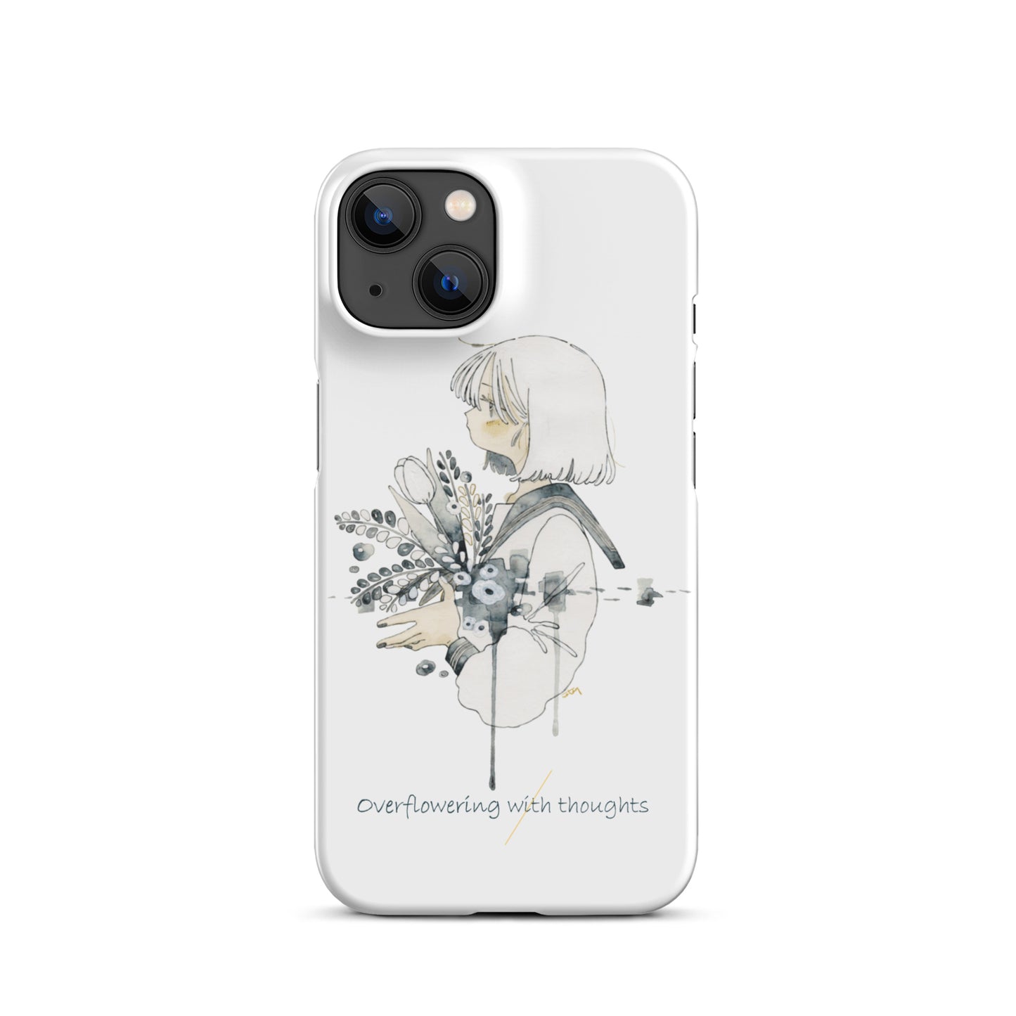 NoiR Series 007 "Overflowering Thoughts" Snap case for iPhone