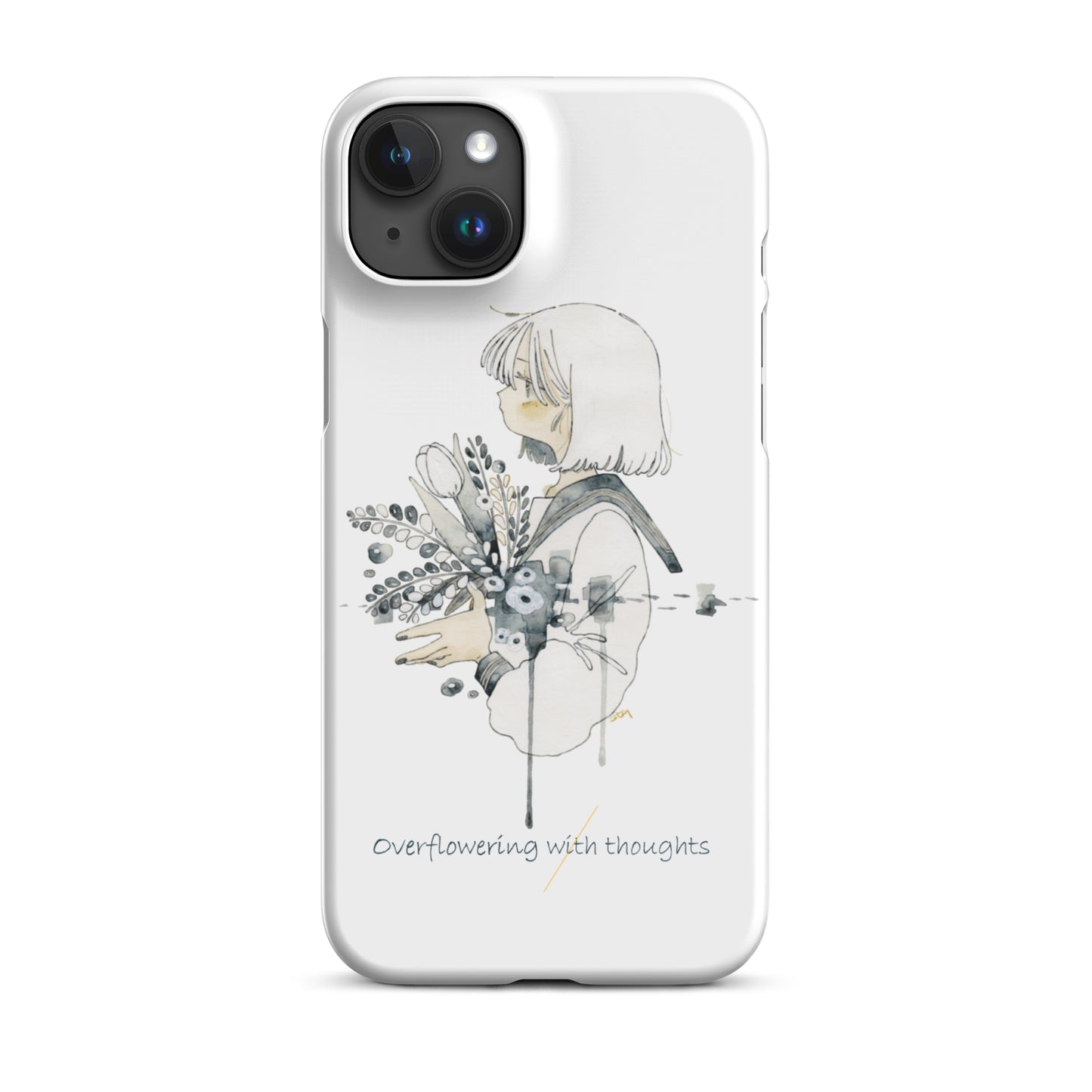 NoiR Series 007 "Overflowering Thoughts" Snap case for iPhone