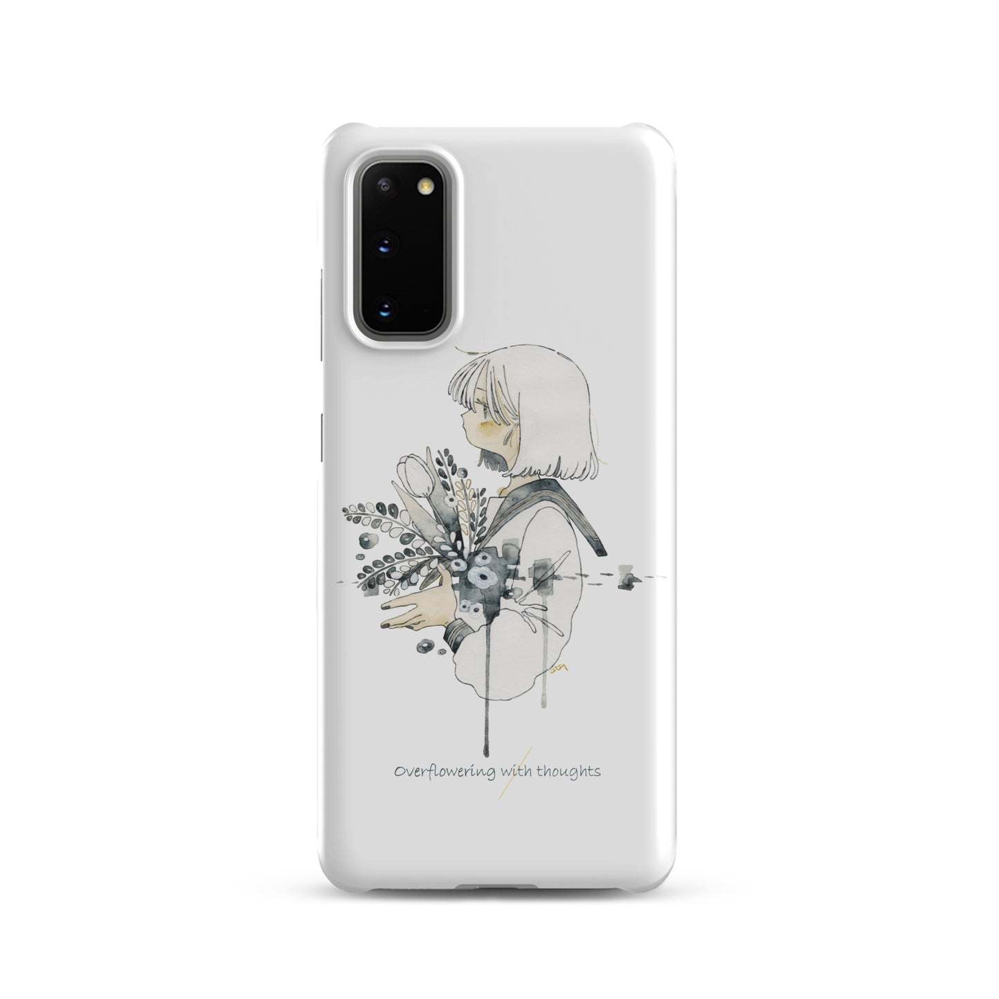 NoiR Series 007 "Overflowering Thoughts" Snap case for Samsung