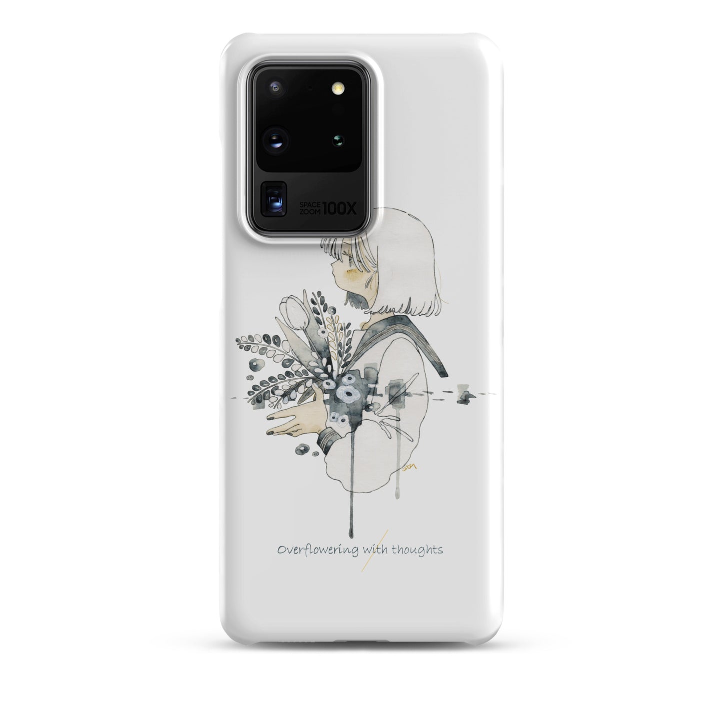 NoiR Series 007 "Overflowering Thoughts" Snap case for Samsung