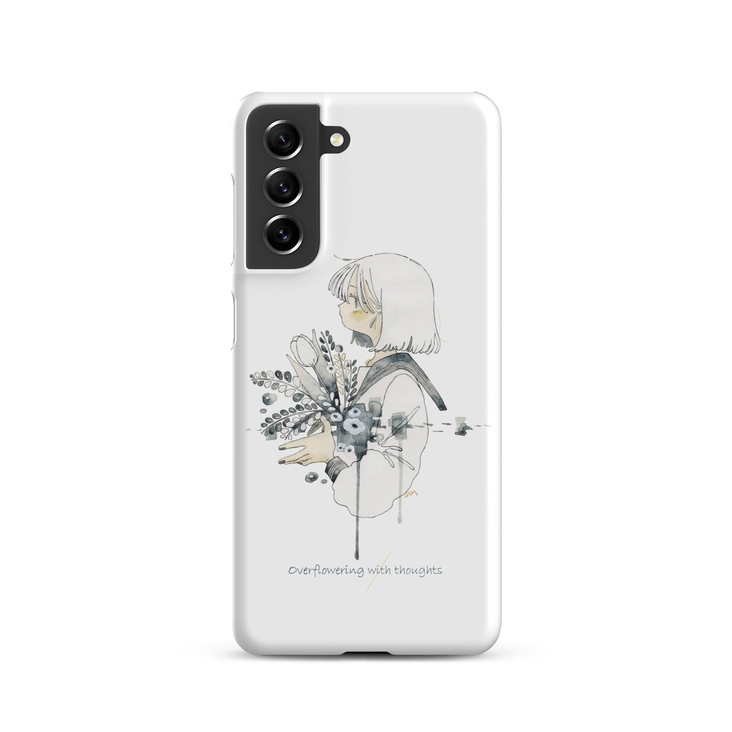 NoiR Series 007 "Overflowering Thoughts" Snap case for Samsung