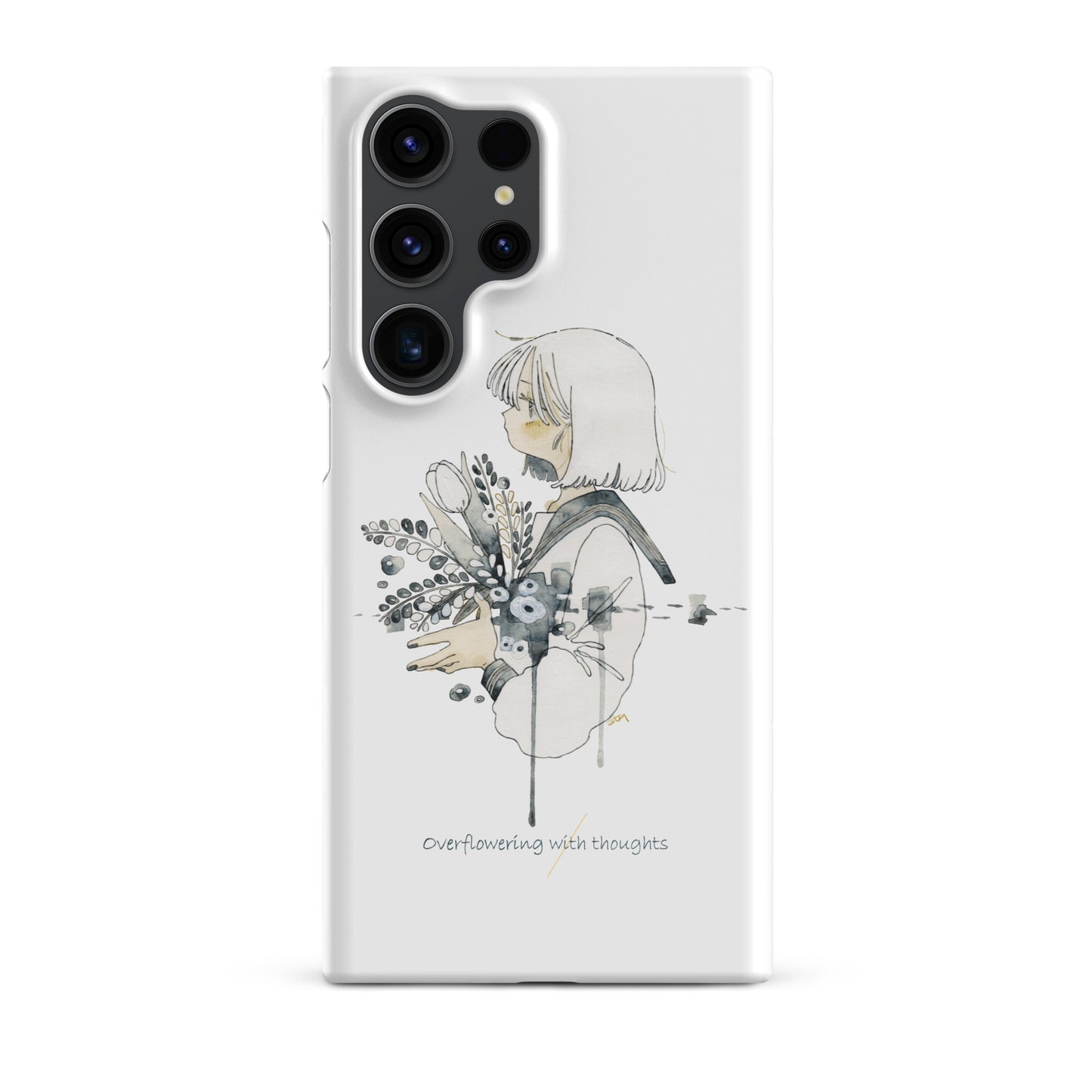 NoiR Series 007 "Overflowering Thoughts" Snap case for Samsung