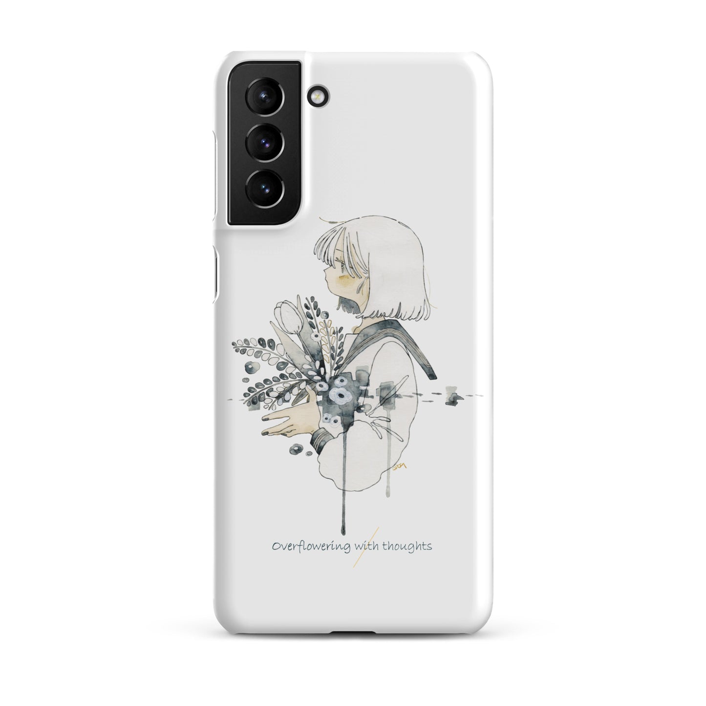 NoiR Series 007 "Overflowering Thoughts" Snap case for Samsung