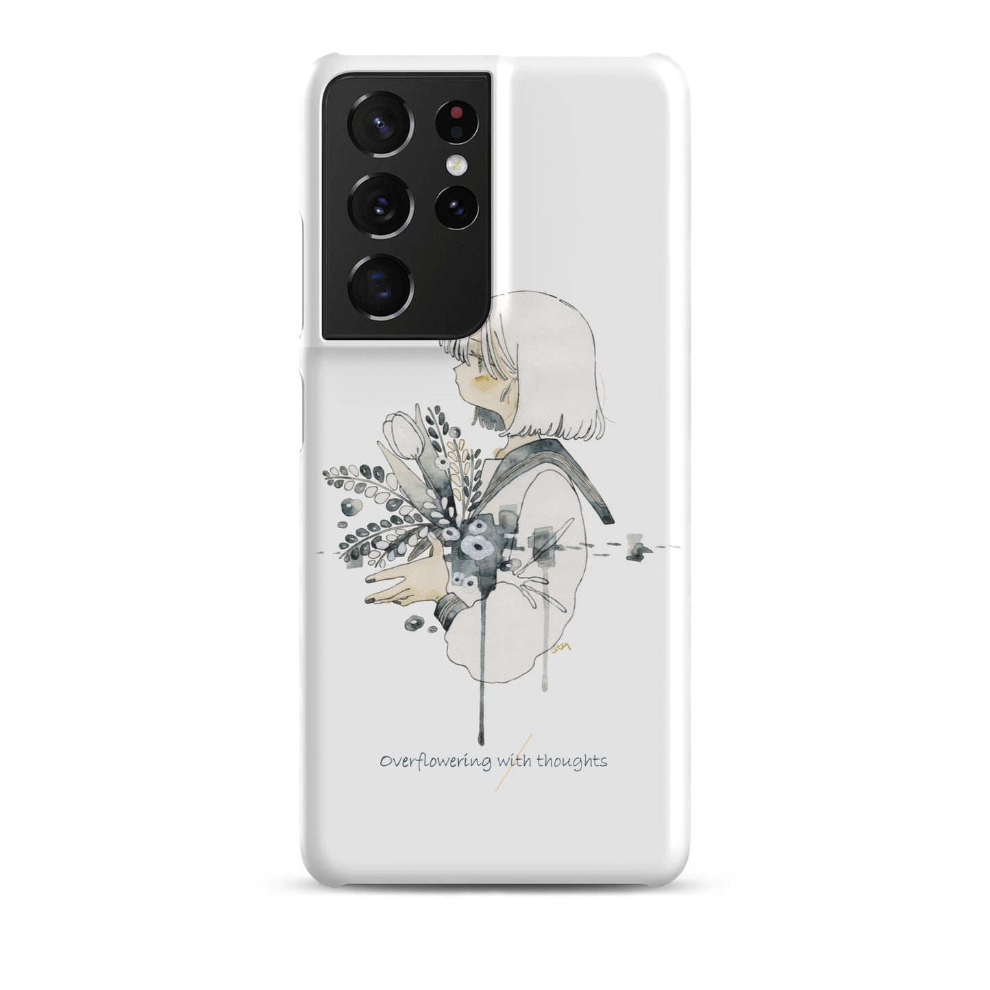 NoiR Series 007 "Overflowering Thoughts" Snap case for Samsung