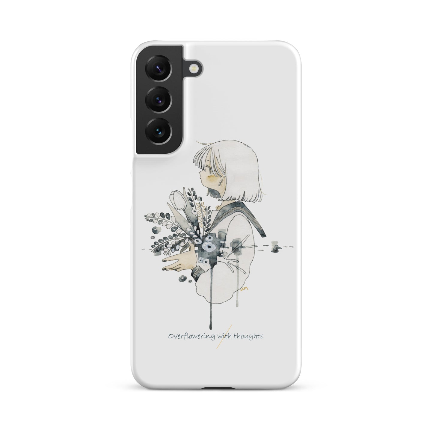 NoiR Series 007 "Overflowering Thoughts" Snap case for Samsung