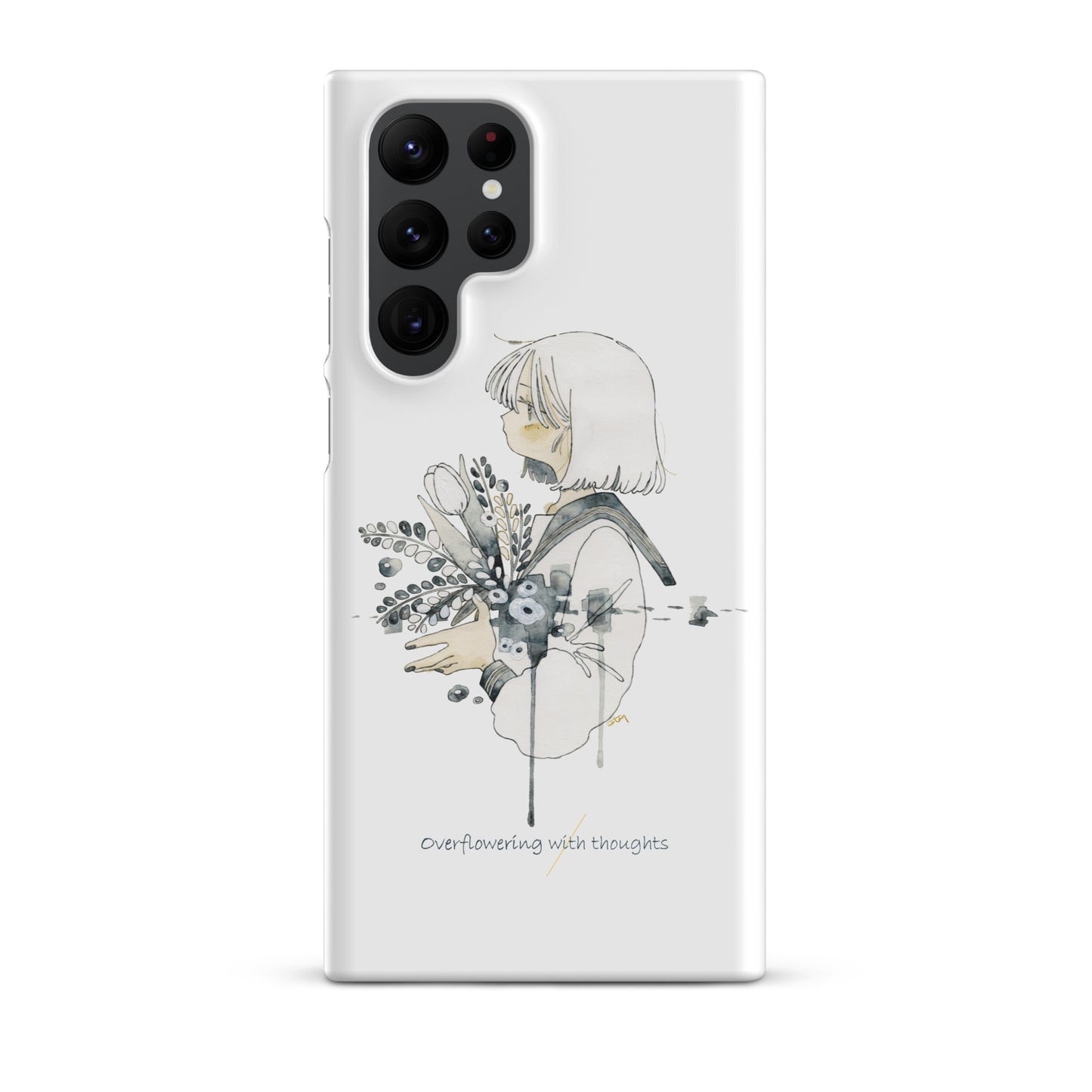 NoiR Series 007 "Overflowering Thoughts" Snap case for Samsung