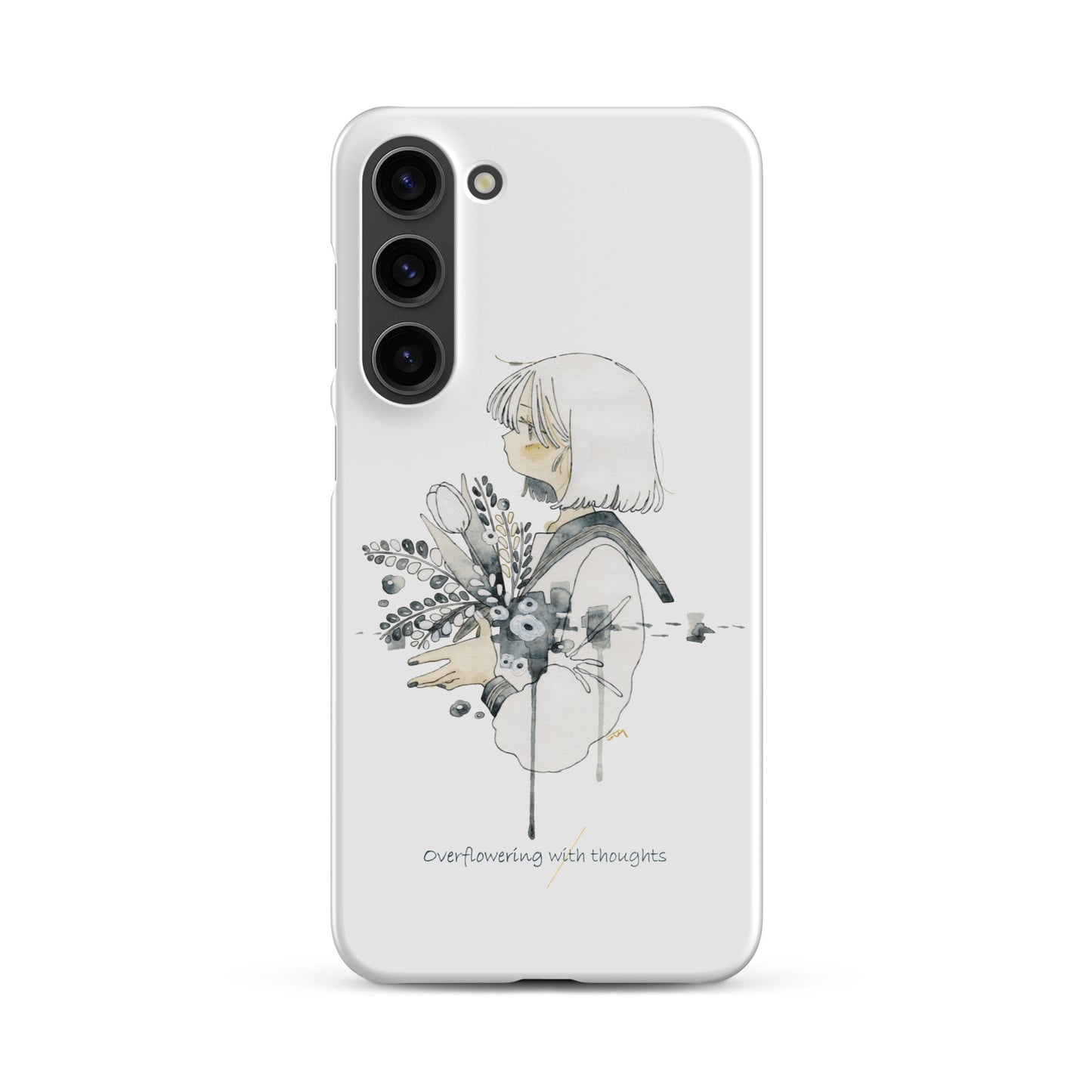 NoiR Series 007 "Overflowering Thoughts" Snap case for Samsung