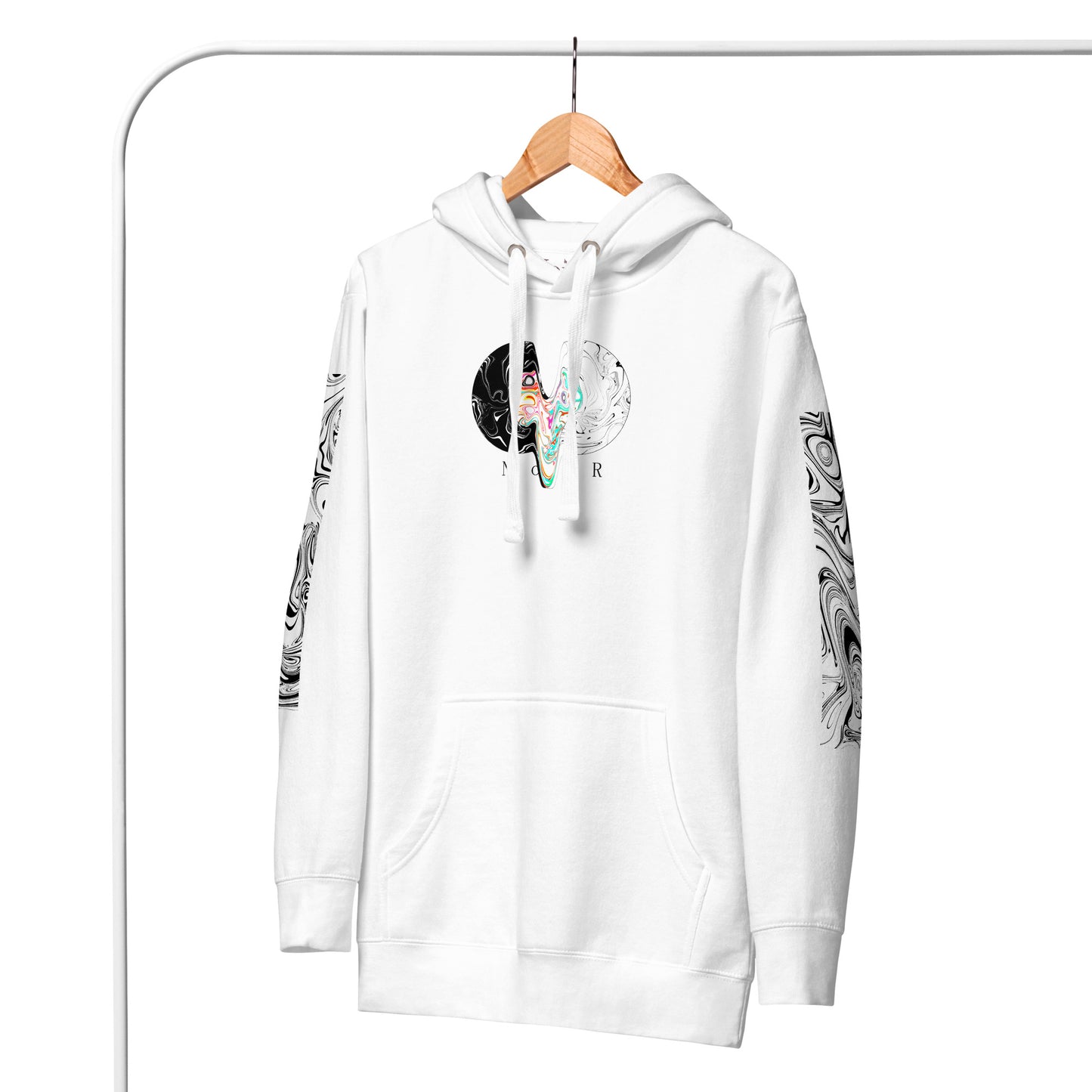 NoiR Original Series L001 "abStrACT" Heavy Hoodie